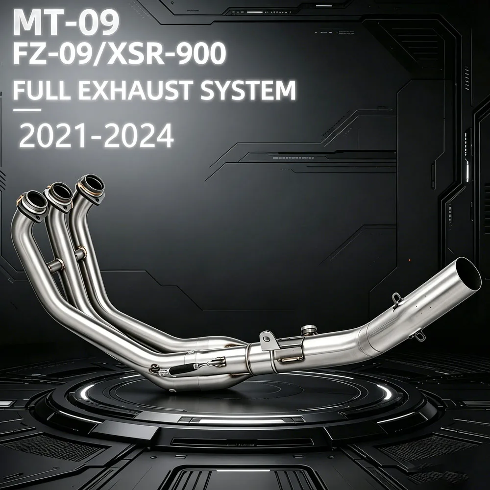 Sport Motorcycle Exhaust Kit For Yamaha MT09 MT09SP FZ09 XSR900 Tracer 9 GT V3 V4 2021-2026 Racing 51MM Manifold Headers Pipe
Sport Motorcycle Exhaust Kit For Yamaha MT09 MT09SP FZ09 XSR900 Tracer 9 GT V3 V4 2021-2026 Racing 51MM Manifold Headers Pipe