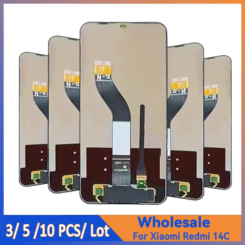 Wholesale 3/5/10 pieces Lot For Xiaomi Redmi 14C LCD Screen With Touch Mount Replacement Display Mobile Phones
Wholesale 3/5/10 pieces Lot For Xiaomi Redmi 14C LCD Screen With Touch Mount Replacement Display Mobile Phones