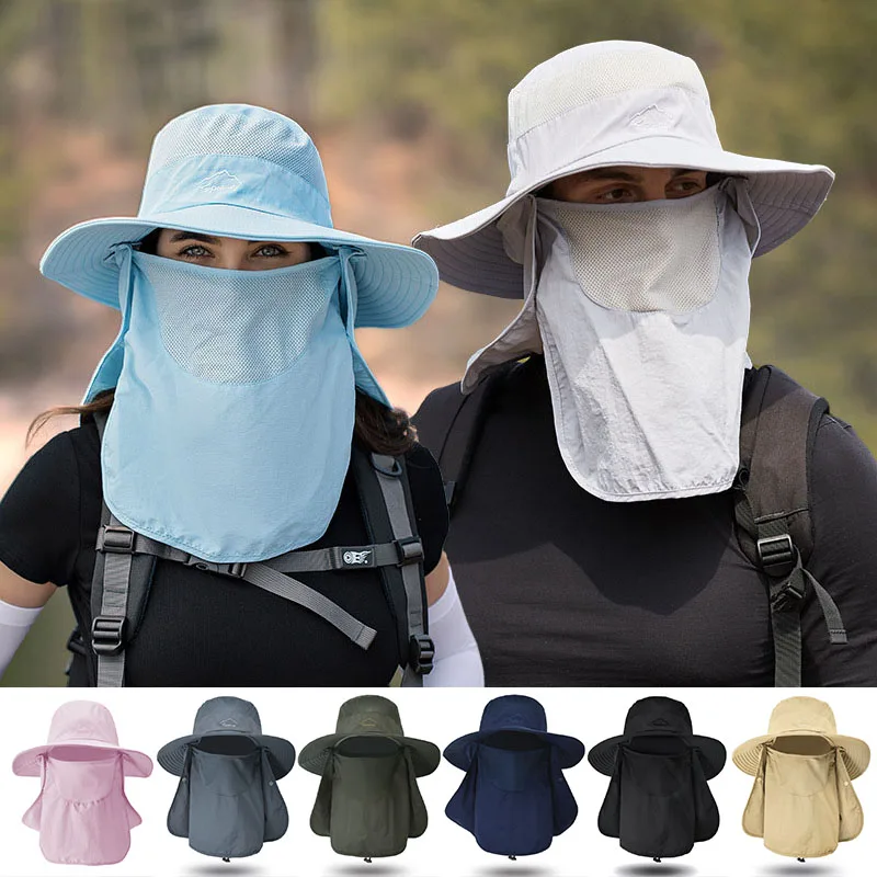 Men Women Cap Outdoors Fishing Anti-UV Explore Hike Bucket Hat Fisherman Hat Panama Hat Summer Face Protection Mask Shawl Visor
Men Women Cap Outdoors Fishing Anti-UV Explore Hike Bucket Hat Fisherman Hat Panama Hat Summer Face Protection Mask Shawl Visor