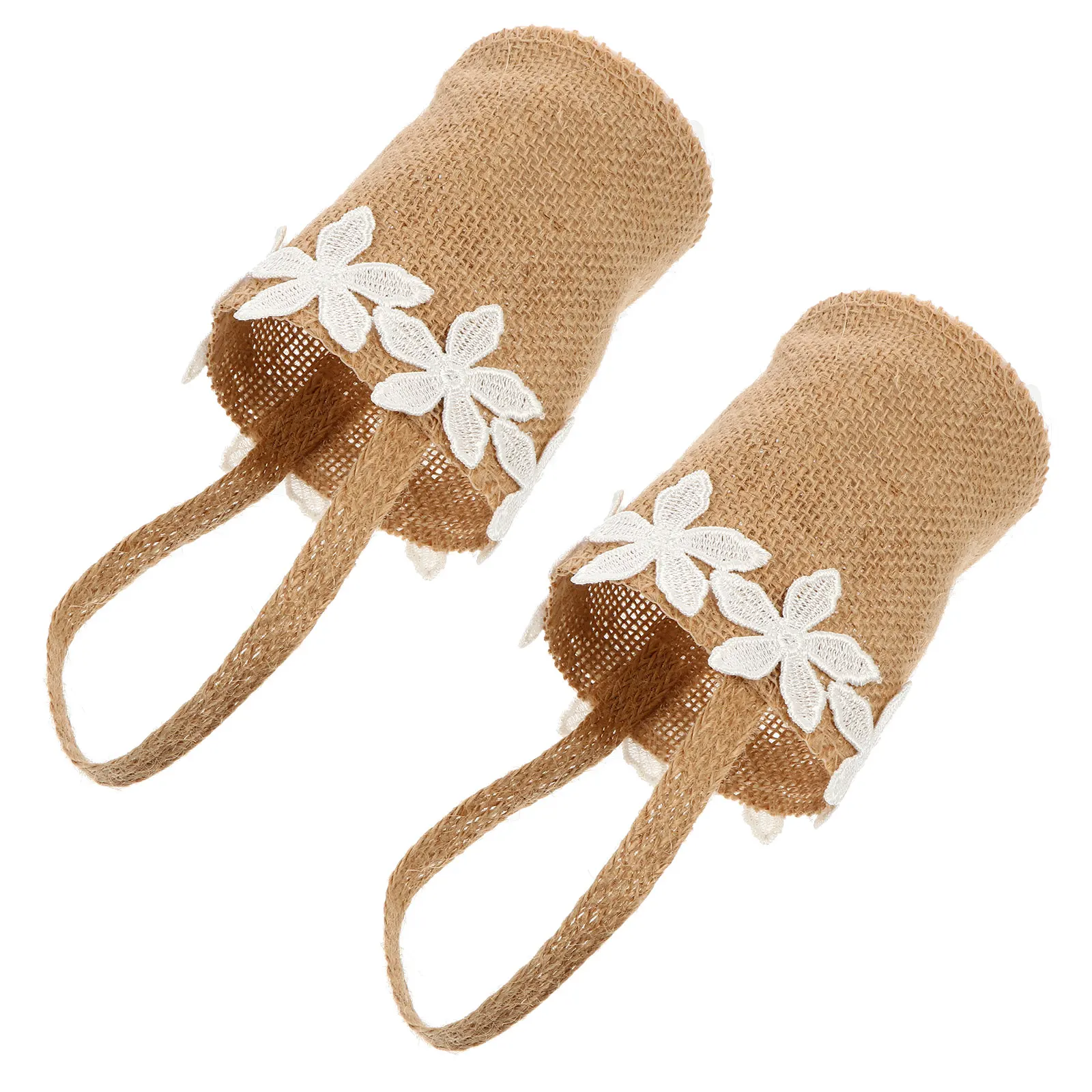 2Pcs Linen Cloth Bags Natural Burlap Basket Flower Container Photography Props Bag Wedding Gift House
2Pcs Linen Cloth Bags Natural Burlap Basket Flower Container Photography Props Bag Wedding Gift House