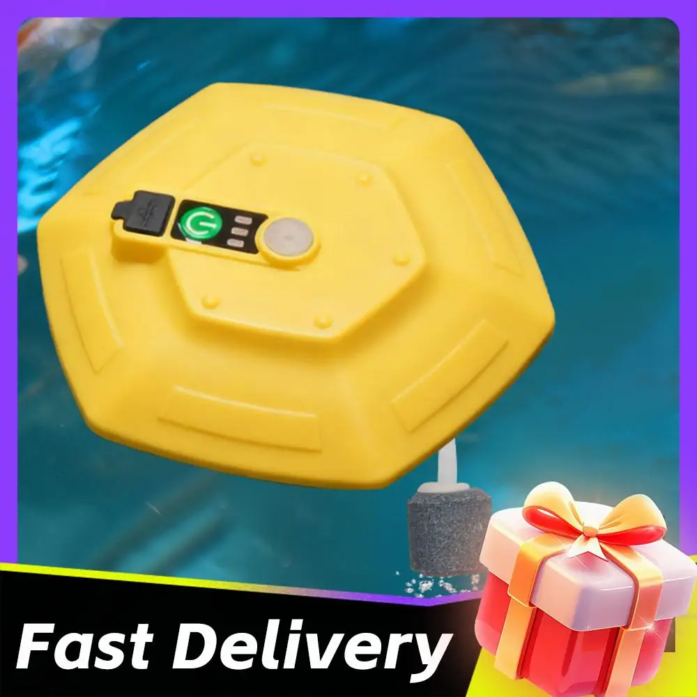 Floating & Rechargeable Bait Bucket Aerator IPX7 Waterproof Electric Oxygen Pump for Live Bait Buckets & Fish Tanks 5-30 Gallons
Floating & Rechargeable Bait Bucket Aerator IPX7 Waterproof Electric Oxygen Pump for Live Bait Buckets & Fish Tanks 5-30 Gallons