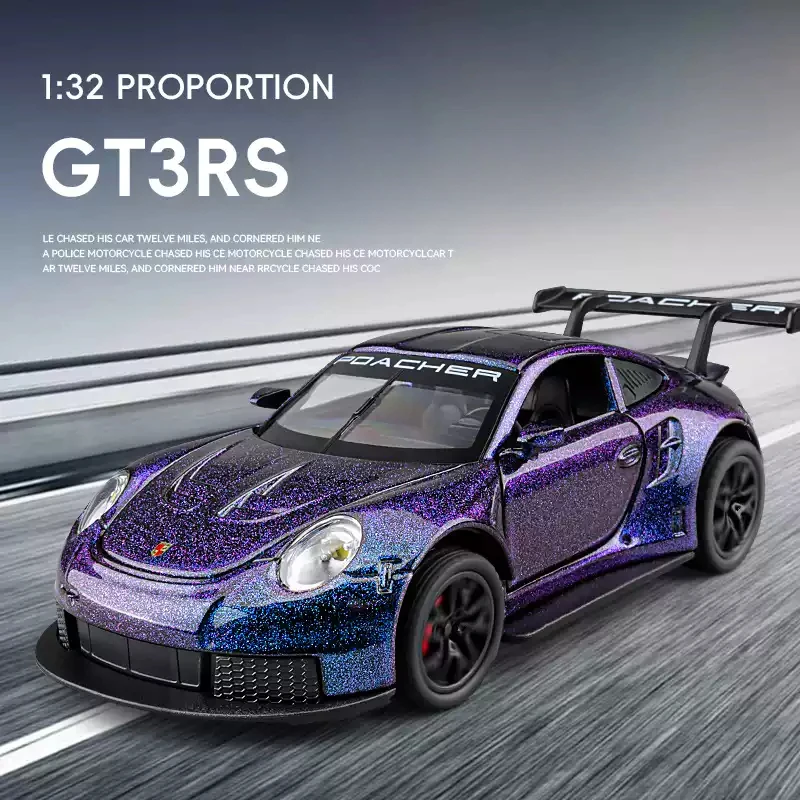 1:32 911 GT3RS Sport Car Model with Sound Light Toy Diecast Alloy Car Model Collectible Gift
1:32 911 GT3RS Sport Car Model with Sound Light Toy Diecast Alloy Car Model Collectible Gift