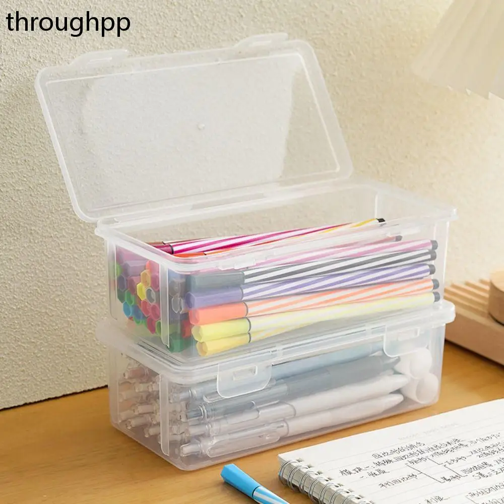 Korean Style Simple Desktop Storage Box Large Capacity Stationery Case School Supplies
Korean Style Simple Desktop Storage Box Large Capacity Stationery Case School Supplies