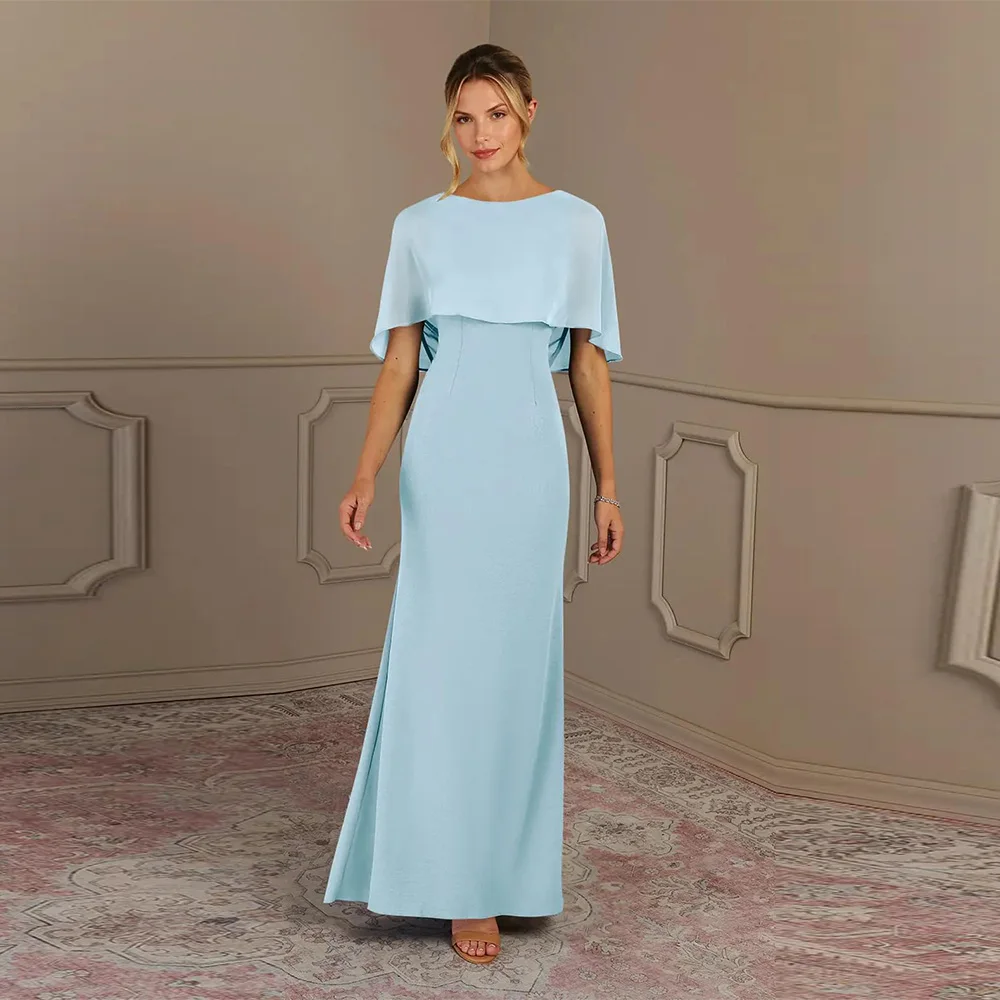 Customized Exquisite Chiffon Mother of TCustomized Elegant Mermaid Mother of The Bride Dresses with Cape Chiffon Formal Dress fo
Customized Exquisite Chiffon Mother of TCustomized Elegant Mermaid Mother of The Bride Dresses with Cape Chiffon Formal Dress fo