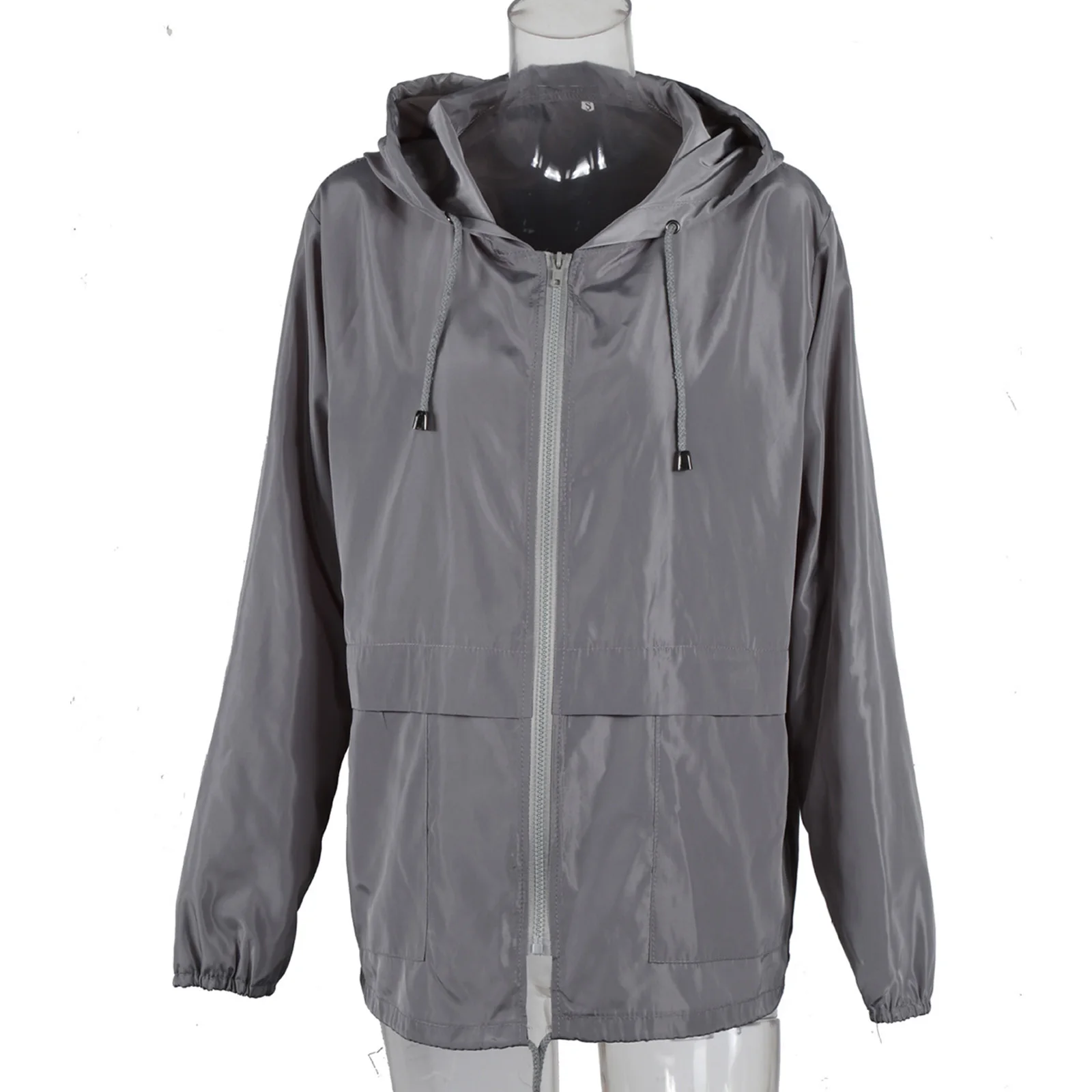 Women Waterproof Windproof Hooded Jackets Lightweight Front Zip Long Sleeve Coat Outerwear for Hiking Trekking Daily Casual
Women Waterproof Windproof Hooded Jackets Lightweight Front Zip Long Sleeve Coat Outerwear for Hiking Trekking Daily Casual