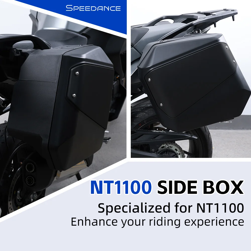 NT1100 Motorcycle Side Luggage Carrier Pannier Case Quick Release Design No-Drill Mounting for Touring Adventure Daily Use
NT1100 Motorcycle Side Luggage Carrier Pannier Case Quick Release Design No-Drill Mounting for Touring Adventure Daily Use