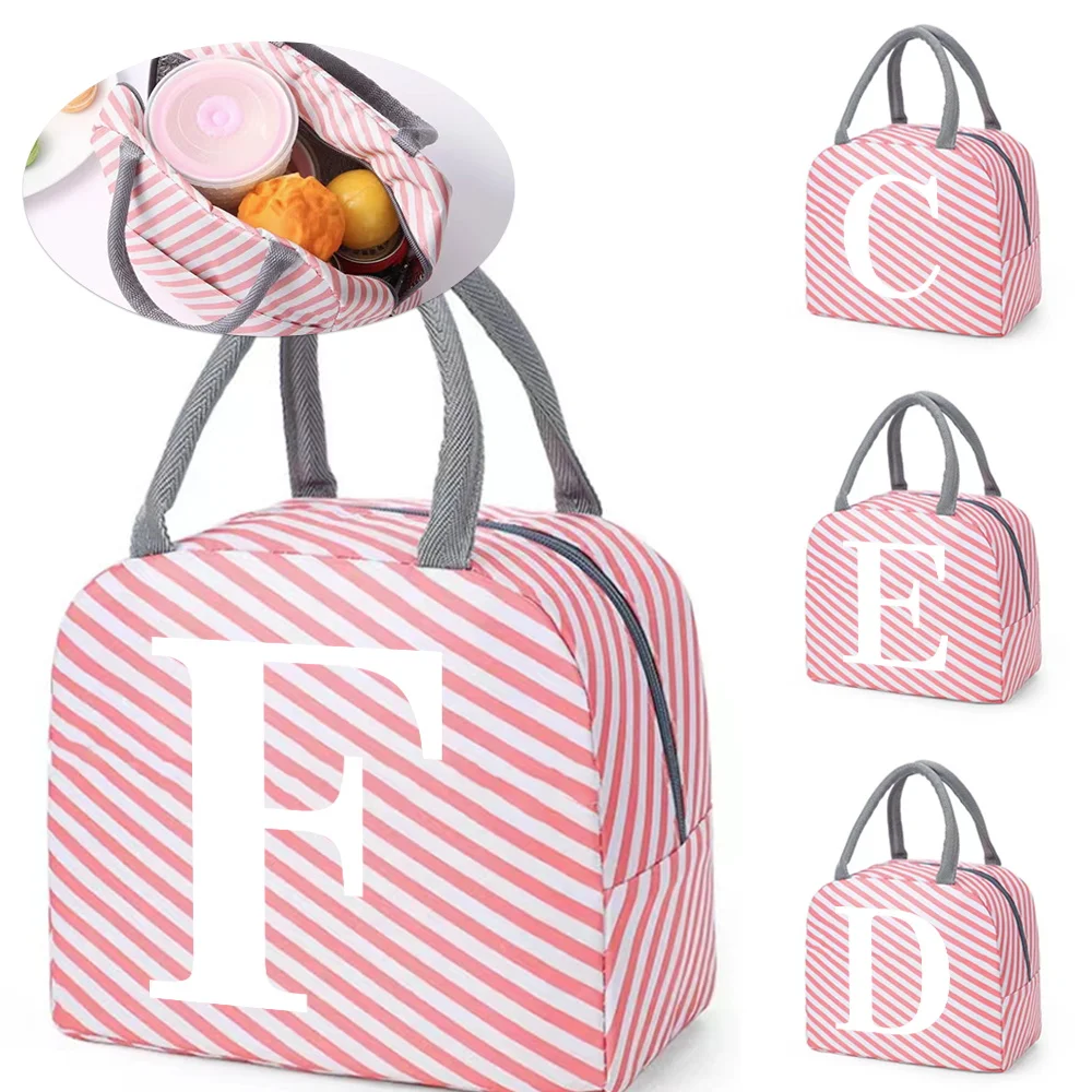 Cooler Lunch Box Portable Insulated Canvas Breakfast Bag White Letter Thermal Food Picnic Lunch Bags for Women Kids Convenient
Cooler Lunch Box Portable Insulated Canvas Breakfast Bag White Letter Thermal Food Picnic Lunch Bags for Women Kids Convenient