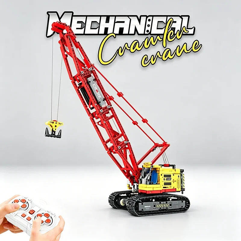 1322PCS RC Tracked Crawler Crane Building Blocks City Engineering Construction Vehicle Bricks DIY Toy Assembly Gift For Adults
1322PCS RC Tracked Crawler Crane Building Blocks City Engineering Construction Vehicle Bricks DIY Toy Assembly Gift For Adults