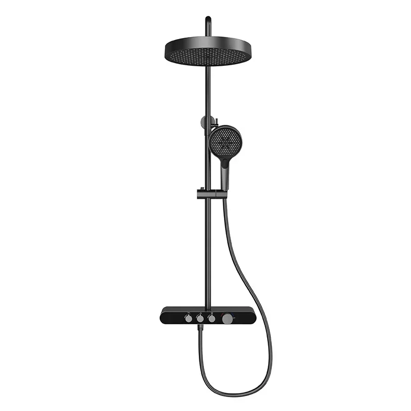 All-copper light luxury, multi-functional, hot and cold shower shower set, with storage
All-copper light luxury, multi-functional, hot and cold shower shower set, with storage