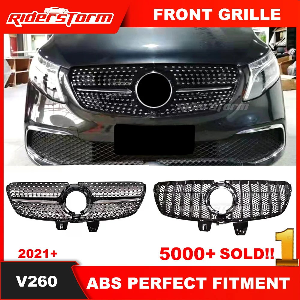 2021+ W447 GT and Diamond grille For New V Class v260 V250 For V class V260 Mesh GT Grille for V260 W447 Panamerica Grille
2021+ W447 GT and Diamond grille For New V Class v260 V250 For V class V260 Mesh GT Grille for V260 W447 Panamerica Grille