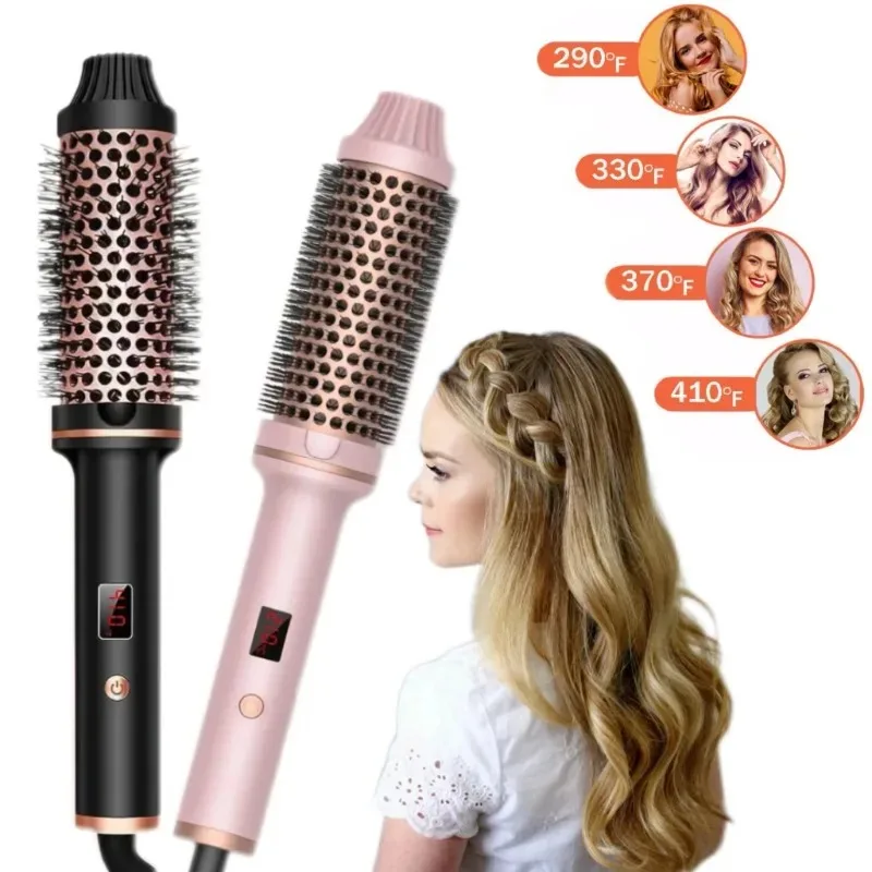 3 In 1 Ionic Hair Curler Straightener Professional Curling Iron Heated Hair Styling Brush Anti-Scald Thermal Brush Curl Wand
3 In 1 Ionic Hair Curler Straightener Professional Curling Iron Heated Hair Styling Brush Anti-Scald Thermal Brush Curl Wand