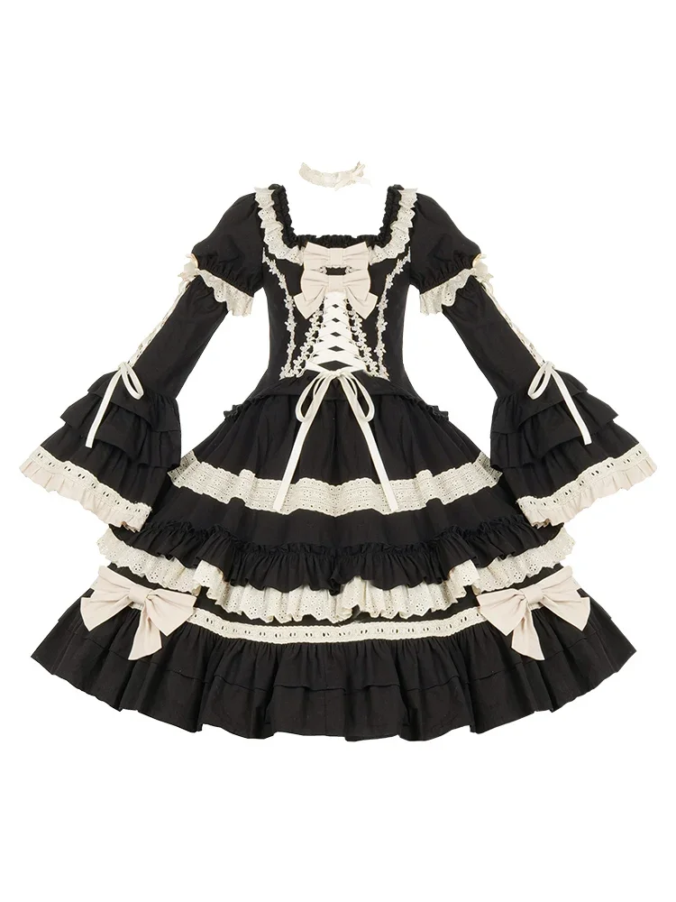 Japanese Sweet Lolita Op Dress Women Elegant Gothic Short Sleeve Princess Party Dresses Victorian Girly Harajuku Kawaii 2025
Japanese Sweet Lolita Op Dress Women Elegant Gothic Short Sleeve Princess Party Dresses Victorian Girly Harajuku Kawaii 2025