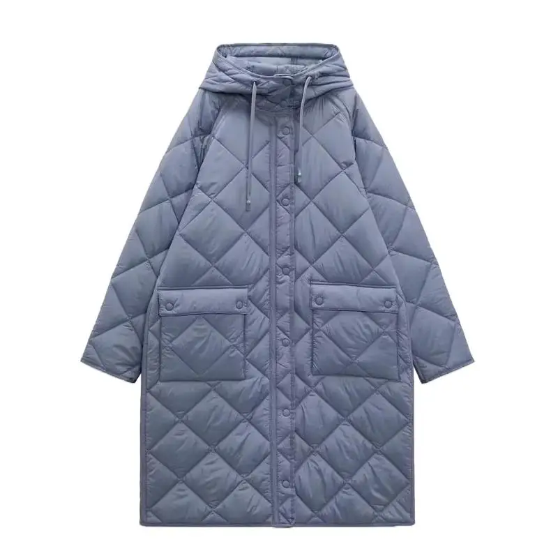 Autumn Winter New Sle Women's Cotton Jaet with Hat Middle Length Quilted Coat ket Design Faionable Ladies' Clothing
Autumn Winter New Sle Women's Cotton Jaet with Hat Middle Length Quilted Coat ket Design Faionable Ladies' Clothing