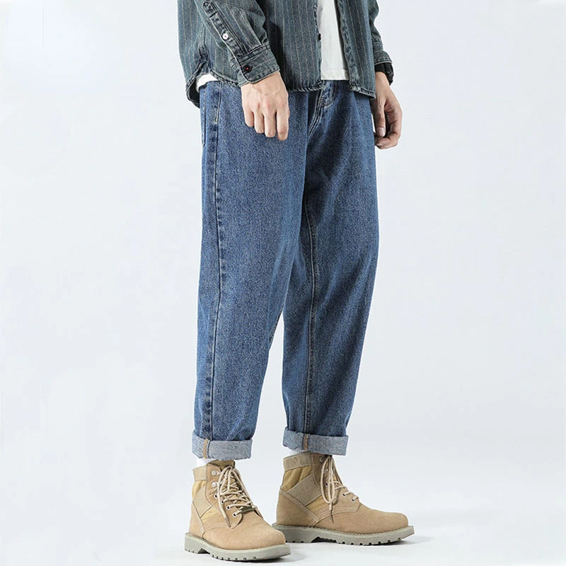 2022 Men Straight Loose Jeans Trousers Spring and Autumn Wide Leg Pants Casual High Street Fashion Denim Pants Male Clothing Z78
2022 Men Straight Loose Jeans Trousers Spring and Autumn Wide Leg Pants Casual High Street Fashion Denim Pants Male Clothing Z78
