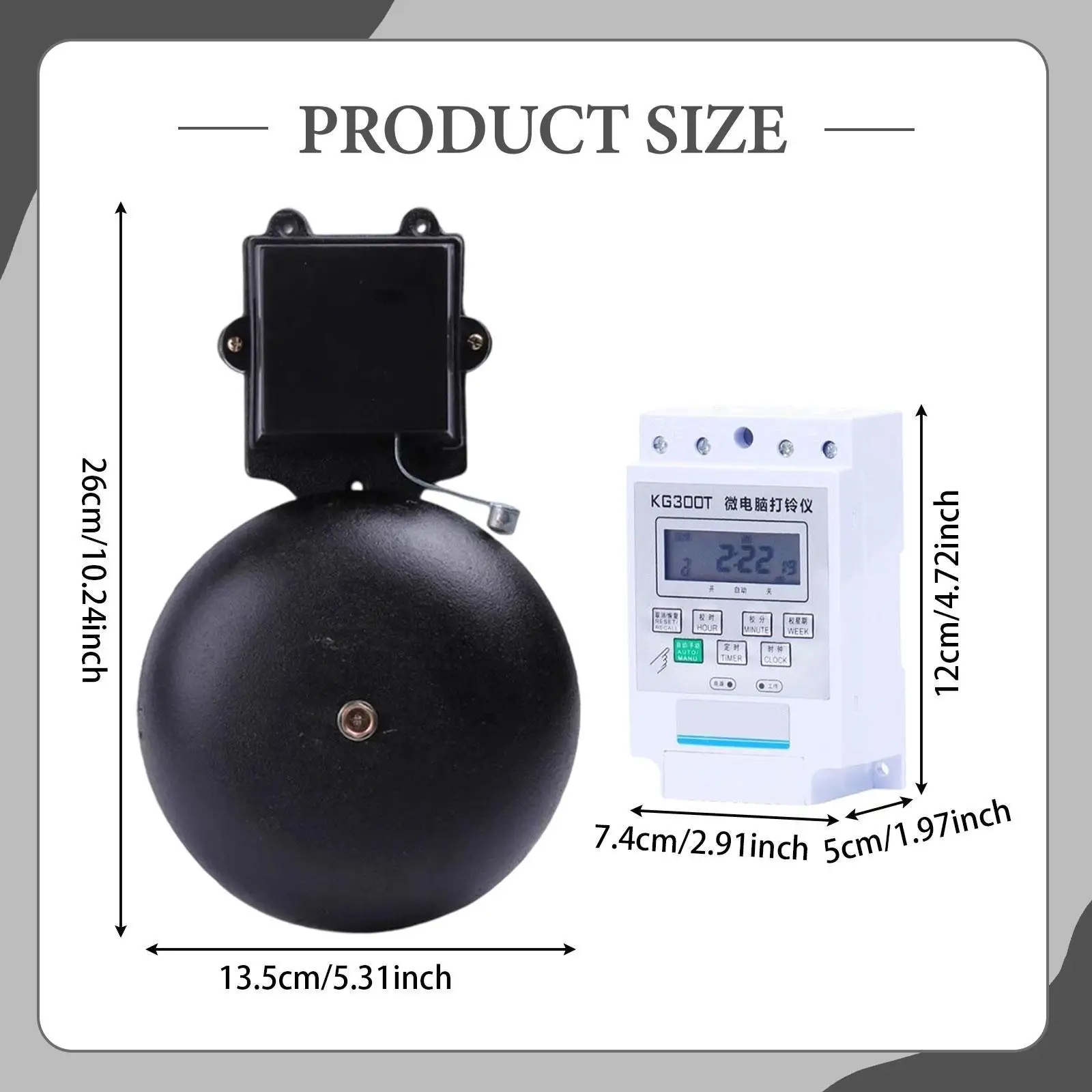Heavy Duty Electric Bell Rustproof Loud Ring Bell for Household Commercial Hotel Warehouse
Heavy Duty Electric Bell Rustproof Loud Ring Bell for Household Commercial Hotel Warehouse