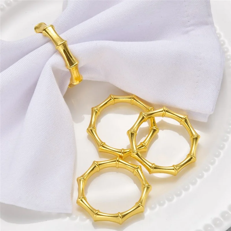 Discount 12 Napkin Rings Bamboo Knuckles Style Gold Napkin Holder Ring for Table Decoration, Wedding, Party
Discount 12 Napkin Rings Bamboo Knuckles Style Gold Napkin Holder Ring for Table Decoration, Wedding, Party