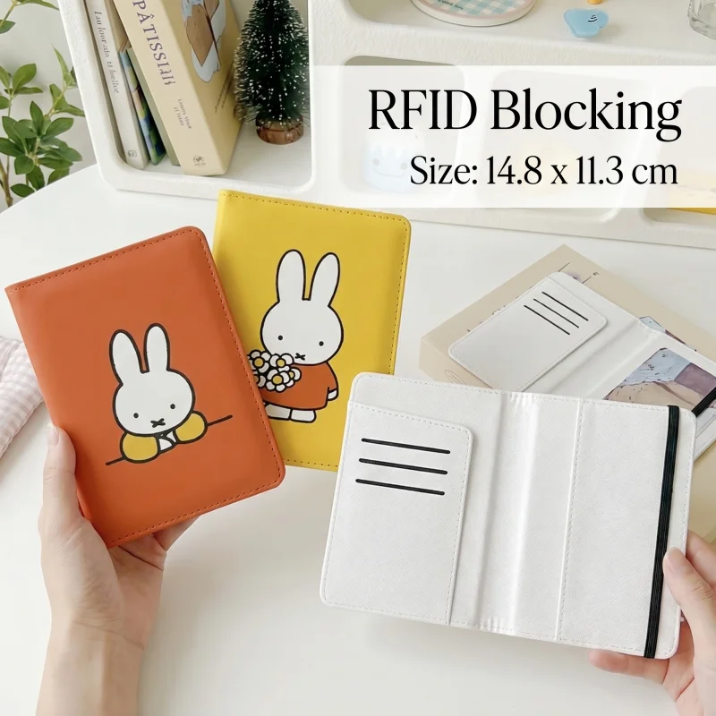 Kawaii Miffy ID Card Passport Wallet Cartoon Anime Portable Student Card Work ID Multi Functional Card Storage Bag Gift for Girl
Kawaii Miffy ID Card Passport Wallet Cartoon Anime Portable Student Card Work ID Multi Functional Card Storage Bag Gift for Girl