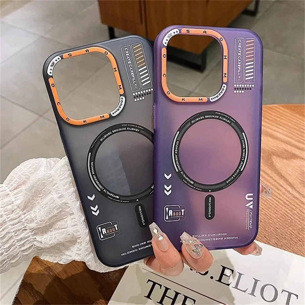 Matte Frosted Skin Feeling Magnetic Phone Case For iPhone 16 Pro Max 15 14 Magsafe Wireless Charge Back Metal Lens Frame Cover
Matte Frosted Skin Feeling Magnetic Phone Case For iPhone 16 Pro Max 15 14 Magsafe Wireless Charge Back Metal Lens Frame Cover