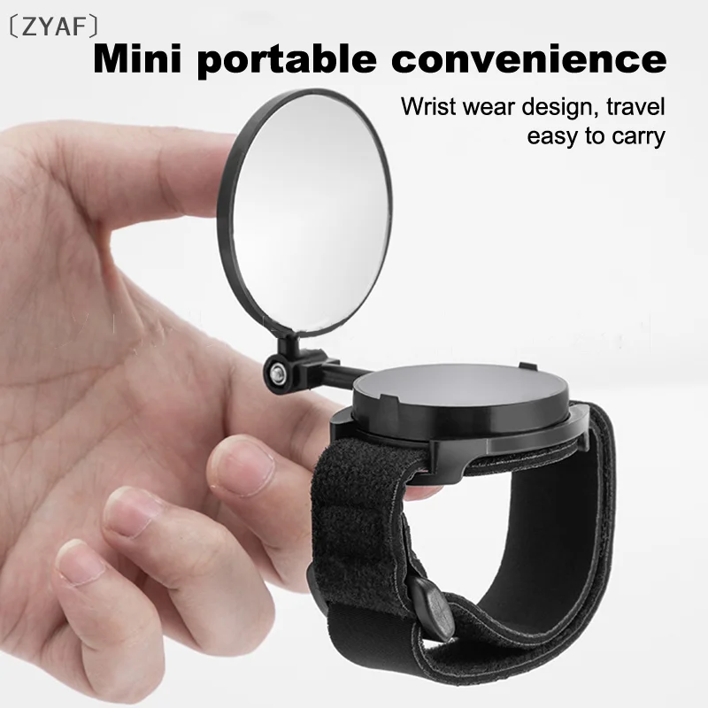 〔ZYAF〕 Foldable Bicycle Wrist Mirror 360° Rotatable Cycling Wrist Rearview Mirror Bicycle Reflective Mirror
〔ZYAF〕 Foldable Bicycle Wrist Mirror 360° Rotatable Cycling Wrist Rearview Mirror Bicycle Reflective Mirror