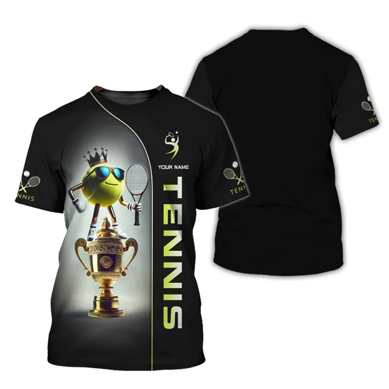 Custom Name Tennis T-shirt Men 3d Printed Personalized T Shirts Sports Player Short Sleeve Tops Summer Round Neck Tee Men Shirt 
Custom Name Tennis T-shirt Men 3d Printed Personalized T Shirts Sports Player Short Sleeve Tops Summer Round Neck Tee Men Shirt