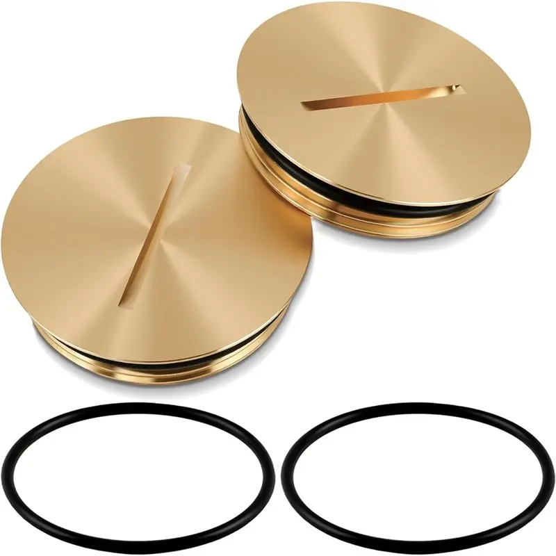 ALIM-2PCS 5249 Floor Outlet Cover Plate, For Leviton 5249 Single Receptacle Floor Box, Polished Brass Finish With O-Rings
ALIM-2PCS 5249 Floor Outlet Cover Plate, For Leviton 5249 Single Receptacle Floor Box, Polished Brass Finish With O-Rings