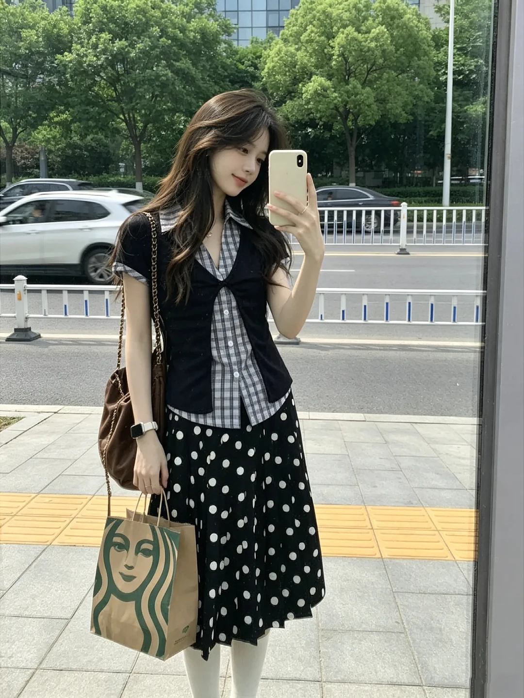 Slim Fit Plaid Shirt Short Sleeve Turn-down Collar Korean Style Commute Fashion plus Size Women's Summer Top Slimming Effect
Slim Fit Plaid Shirt Short Sleeve Turn-down Collar Korean Style Commute Fashion plus Size Women's Summer Top Slimming Effect