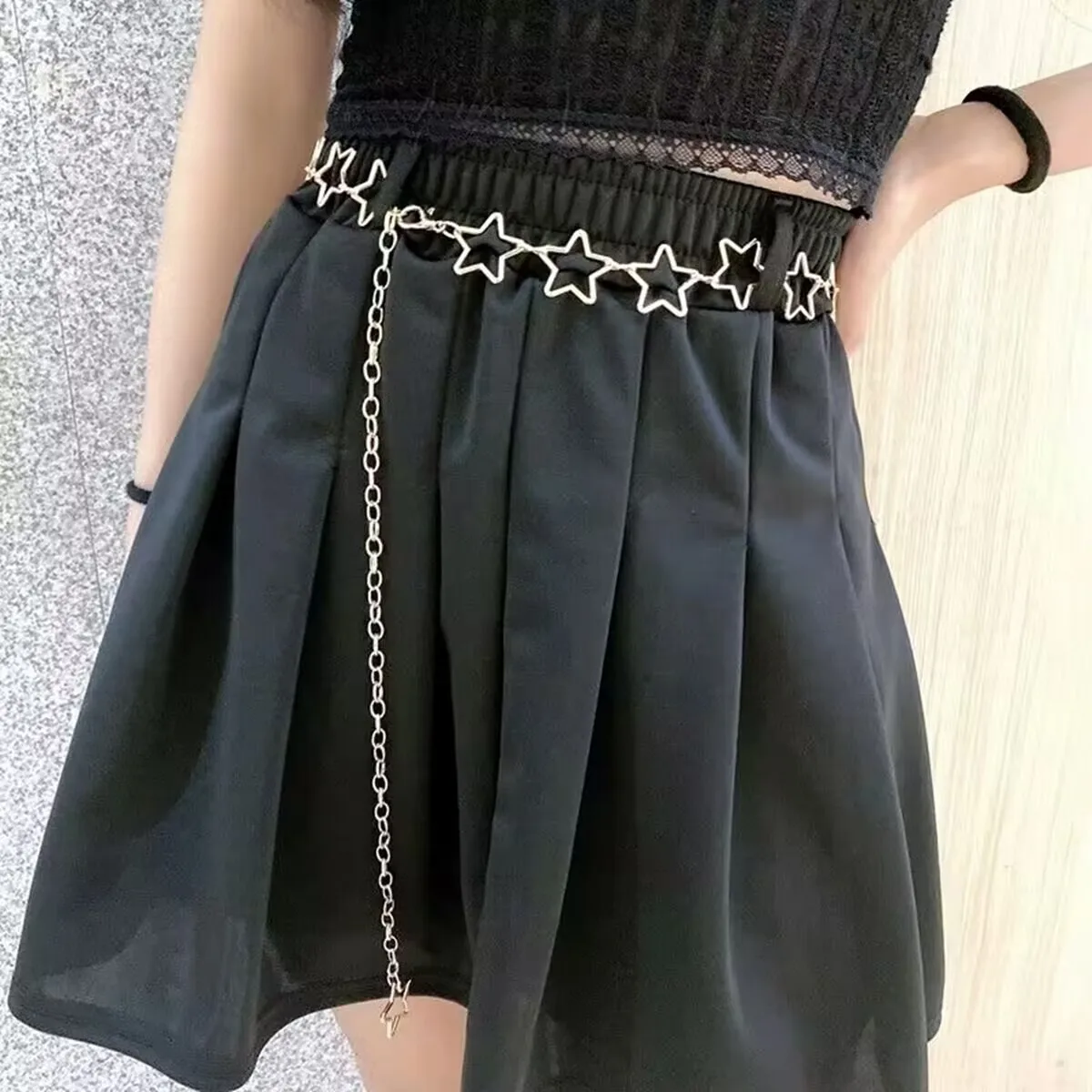 Accessories Retro Pentagram Metal Waist Chain Women's Single Layer Adjustable Waist Body Chain
Accessories Retro Pentagram Metal Waist Chain Women's Single Layer Adjustable Waist Body Chain