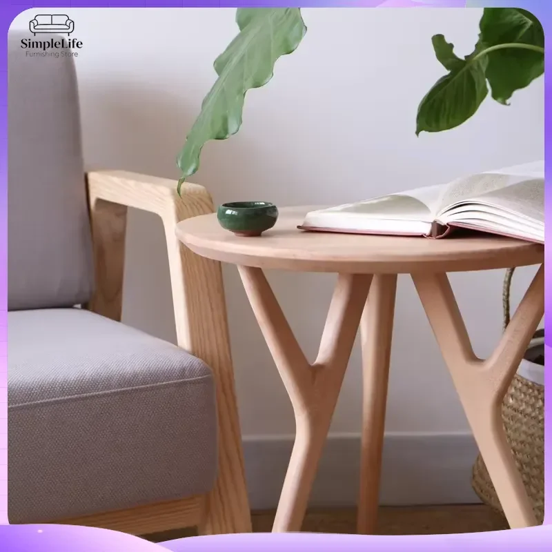 Modern Solid Wood Coffee Table for Living Room Bedroom Balcony Nordic Style Side Table Minimalist Sofa Table Small Space
Modern Solid Wood Coffee Table for Living Room Bedroom Balcony Nordic Style Side Table Minimalist Sofa Table Small Space