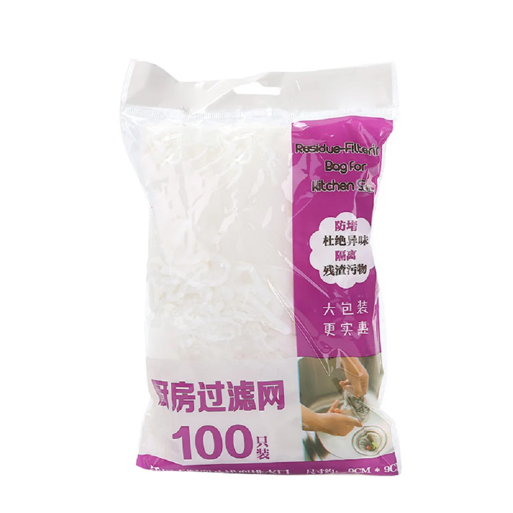 100Pcs Kitchen Sink Disposable Filter Pool Drain Guard Against Garbage Bag Net Dishes And Vegetables Drain Residue Filter Bag
100Pcs Kitchen Sink Disposable Filter Pool Drain Guard Against Garbage Bag Net Dishes And Vegetables Drain Residue Filter Bag