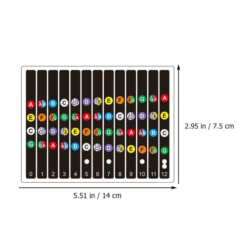 4pcs 2sets Guitar Scale Stickers Beginner Decals Adhesive Note Map Fretboard Accessories Lightweight Easy
4pcs 2sets Guitar Scale Stickers Beginner Decals Adhesive Note Map Fretboard Accessories Lightweight Easy