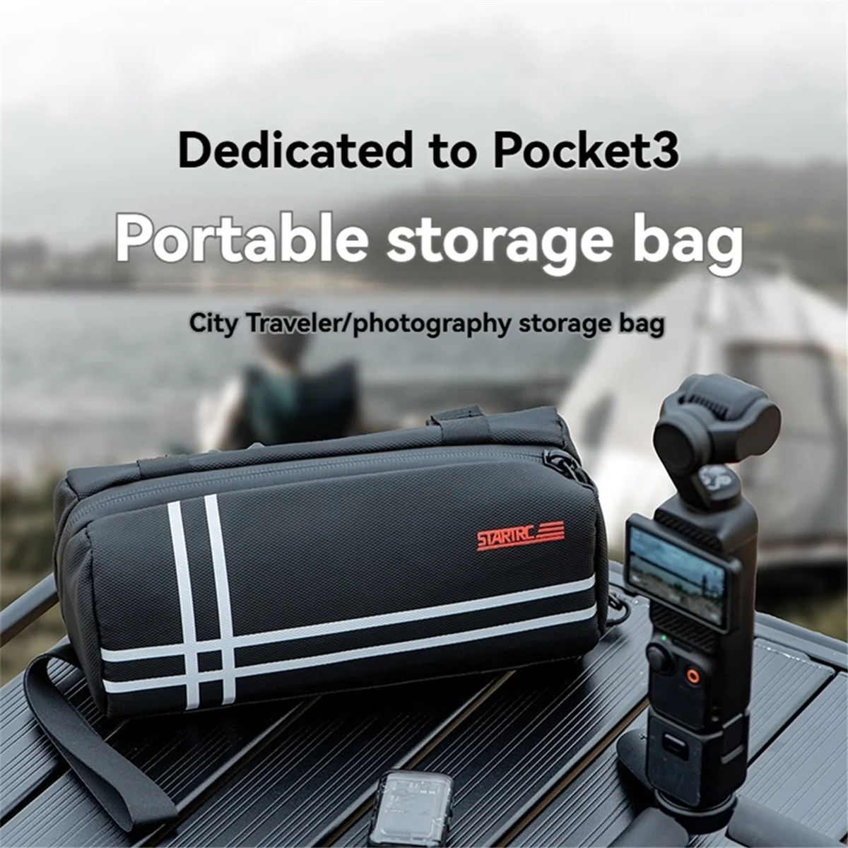 M51K_STARTRC Storage Bag for DJI Osmo Pocket 3 Portable Carrying Case
M51K_STARTRC Storage Bag for DJI Osmo Pocket 3 Portable Carrying Case