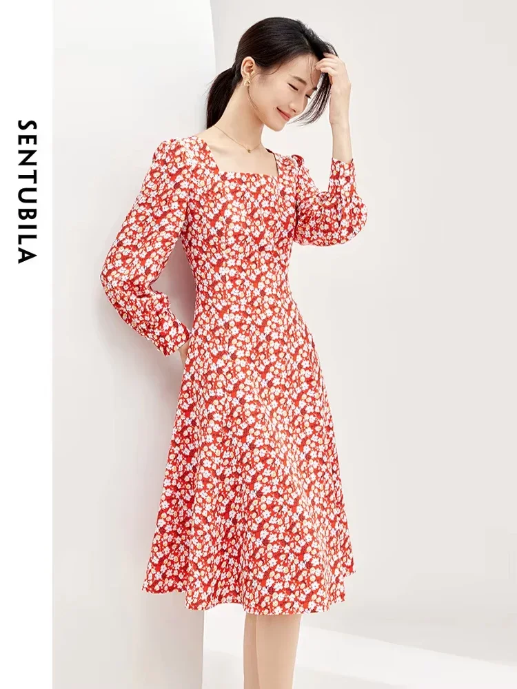 SENTUBILA Women Floral Printed Spring Vacation Dress For Women 2025 Fashion Midi Slim Fitted A Line Dresses Clothing 133L51377
SENTUBILA Women Floral Printed Spring Vacation Dress For Women 2025 Fashion Midi Slim Fitted A Line Dresses Clothing 133L51377