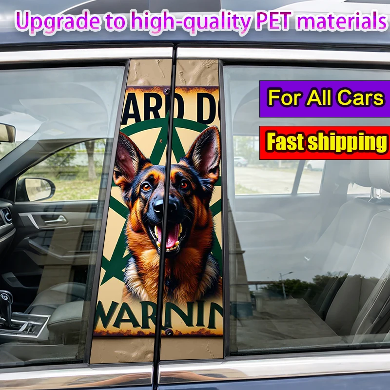 2-Pack Car Pillar Stickers German Shepherd Warning Sticker Vinyl Waterproof and Sunproof Protective Sticker
2-Pack Car Pillar Stickers German Shepherd Warning Sticker Vinyl Waterproof and Sunproof Protective Sticker