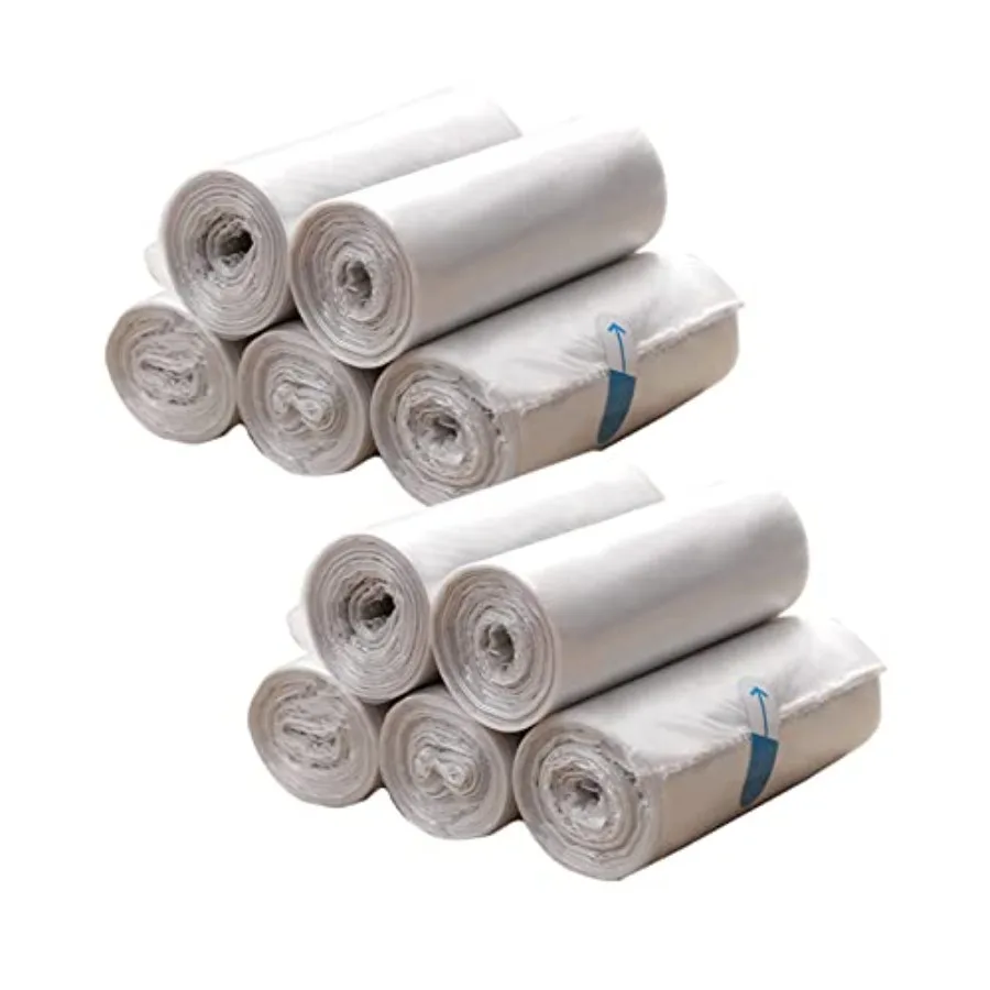 Mini Trash Bags for Mini Trash Can, Small Garbage Bags, 200 Count/ 10 Rolls, White
Mini Trash Bags for Mini Trash Can, Small Garbage Bags, 200 Count/ 10 Rolls, White
