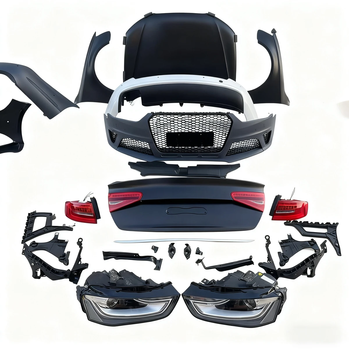 Автомобильный передний и задний бампер, фара, капот, полный кузов, комплекты для Audi A4 S4 B8 2008 2009 2010 2012
Автомобильный передний и задний бампер, фара, капот, полный кузов, комплекты для Audi A4 S4 B8 2008 2009 2010 2012