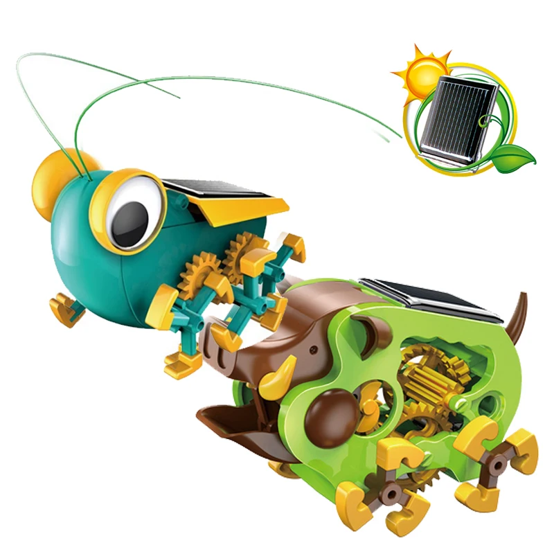 DIY Educational Assembling Solar Power Machines Robot Science Toys Grass Hoper and Pig
DIY Educational Assembling Solar Power Machines Robot Science Toys Grass Hoper and Pig
