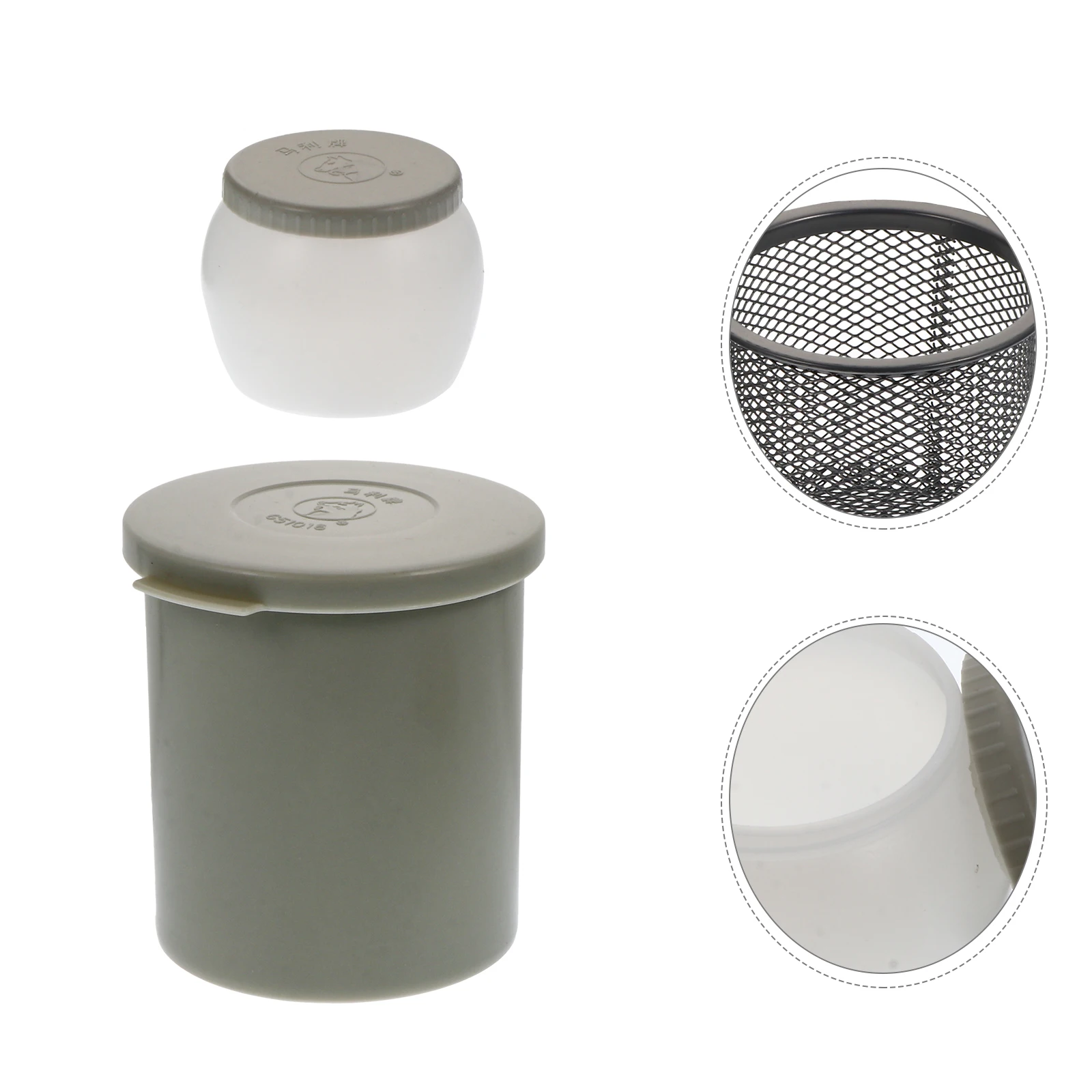 Plastic Stainless Steel Filter Net Brush Cleaning Bucket for Oil Painting Pens Compact Lightweight Efficient Dry Brushes Art
Plastic Stainless Steel Filter Net Brush Cleaning Bucket for Oil Painting Pens Compact Lightweight Efficient Dry Brushes Art