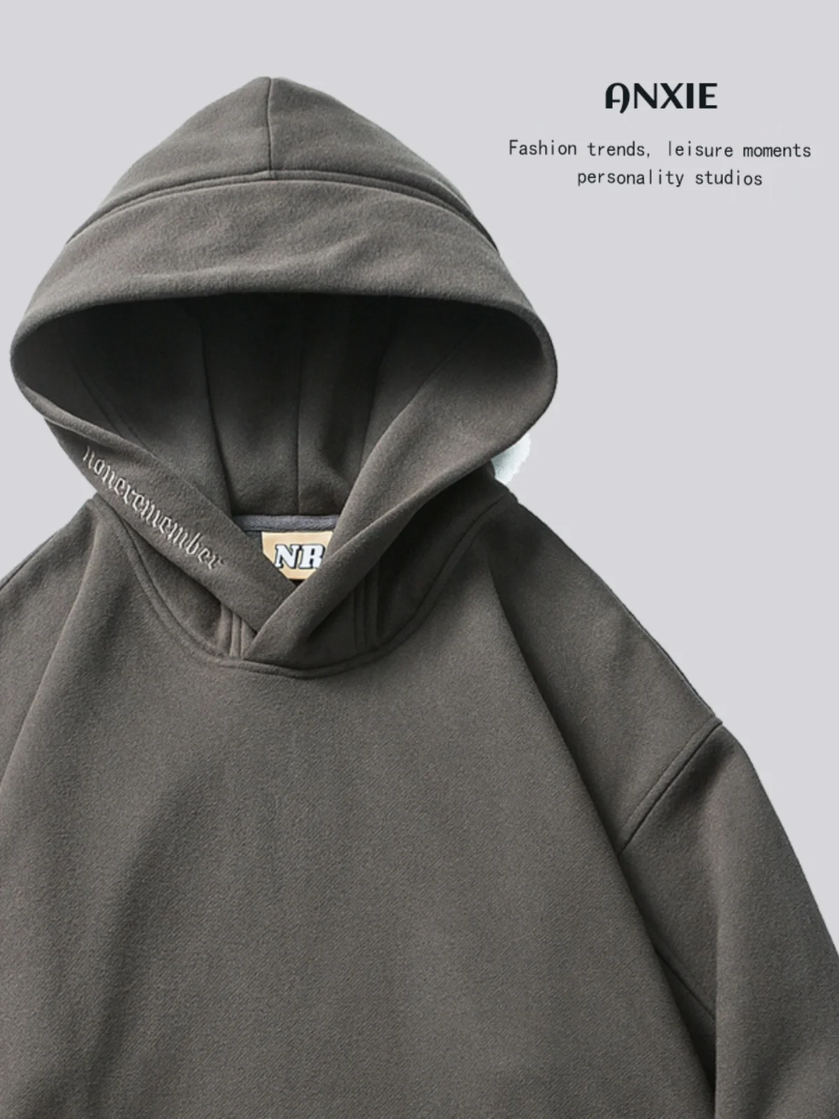 ANXIE Trendy Brand Couples Fce Lined Embroidered Sweatirts Autumn Winter Hooded Coat Thiened Casual Loose Fit
ANXIE Trendy Brand Couples Fce Lined Embroidered Sweatirts Autumn Winter Hooded Coat Thiened Casual Loose Fit