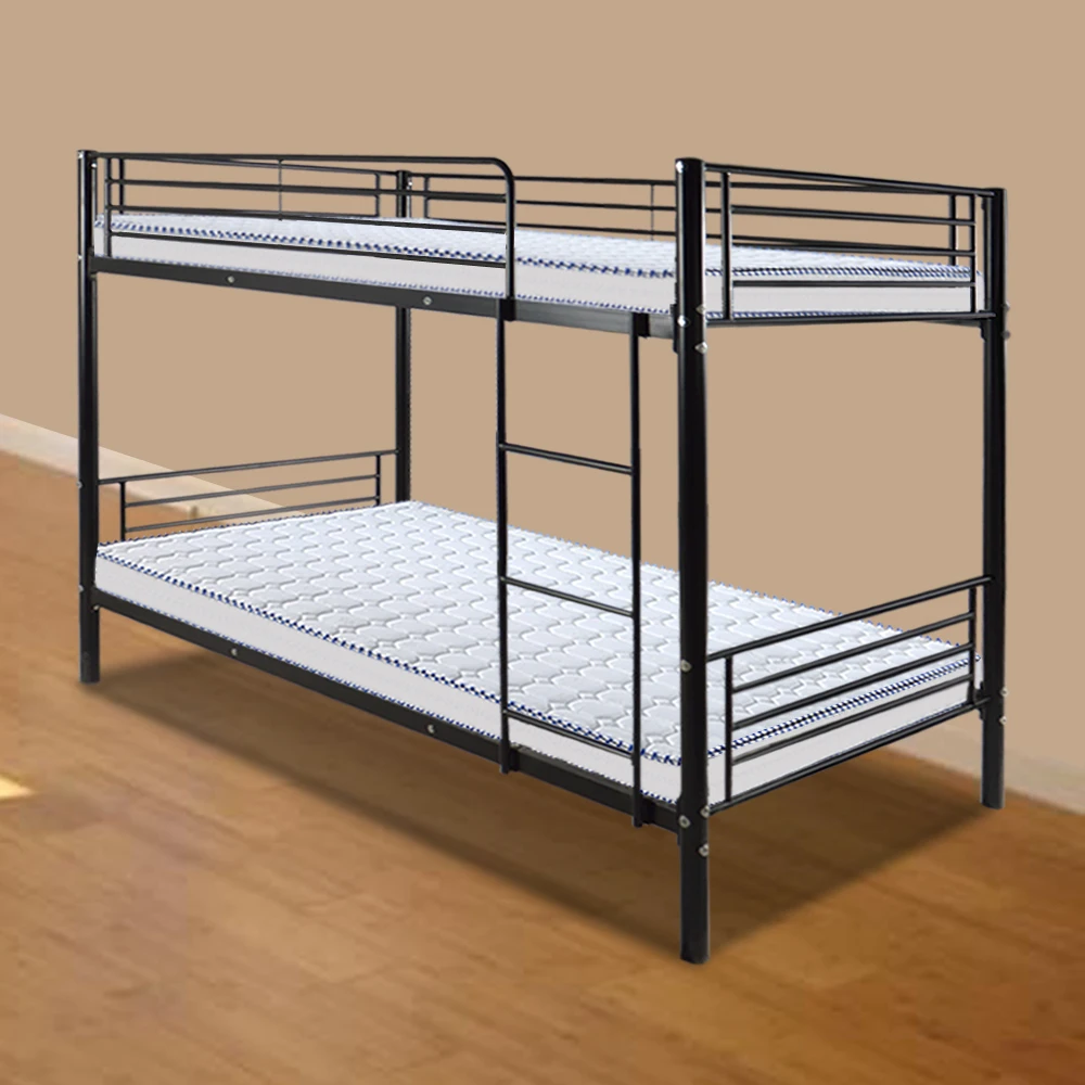Iron Bed Bunk Bed With Ladder For Kids Twin Size Black Children's Furniture
Iron Bed Bunk Bed With Ladder For Kids Twin Size Black Children's Furniture