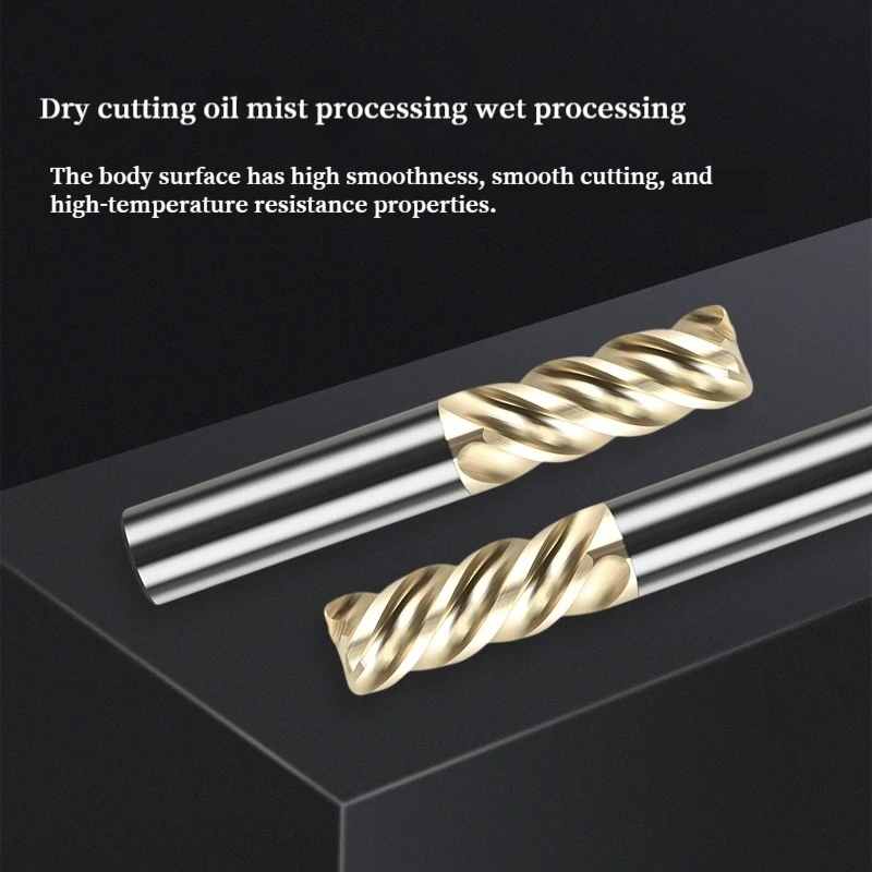 4 Flutes HRC70 Tungsten Carbide Bullnose End Mill CNC R Cutter for Titanium Alloy Stainless Steel R0.5 R1 R2 R3
4 Flutes HRC70 Tungsten Carbide Bullnose End Mill CNC R Cutter for Titanium Alloy Stainless Steel R0.5 R1 R2 R3
