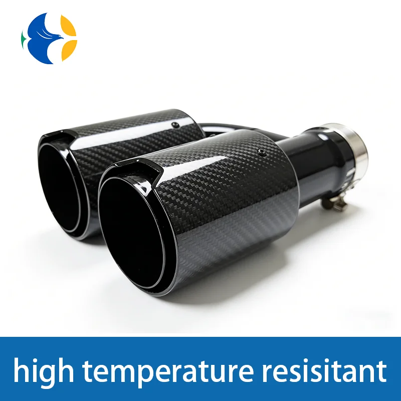 M Logo Car Universal Tailpipe Double-out Carbon Fiber Exhaust Tip Use For Cars Accessories Straight Muffler Tip
M Logo Car Universal Tailpipe Double-out Carbon Fiber Exhaust Tip Use For Cars Accessories Straight Muffler Tip