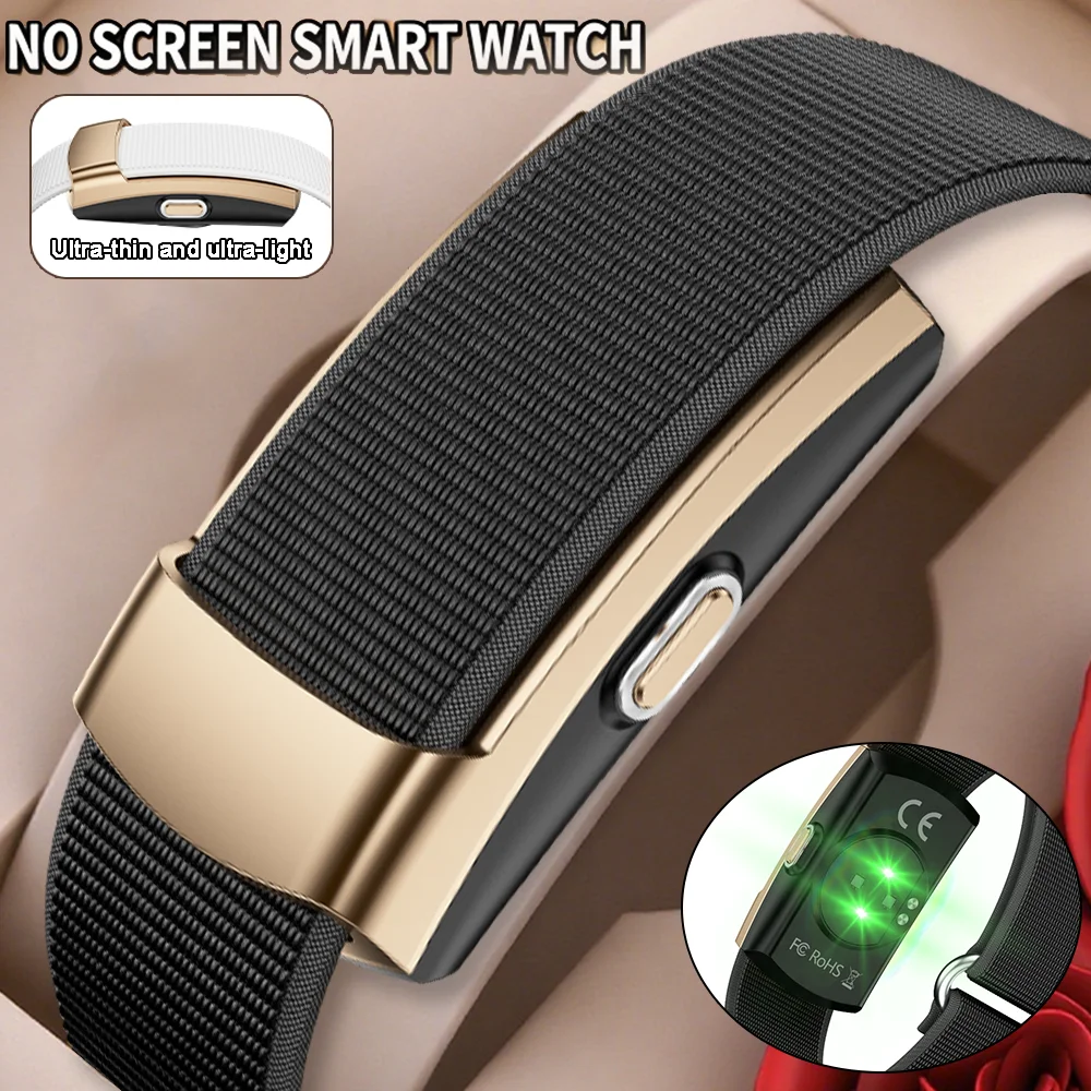 2026 New NO Screen Smart Bracelet ,only 15g,Built-in 24H Emotion Heart Rate Blood,178+ Sports Fitness IP68Waterproof Smart Band
2026 New NO Screen Smart Bracelet ,only 15g,Built-in 24H Emotion Heart Rate Blood,178+ Sports Fitness IP68Waterproof Smart Band