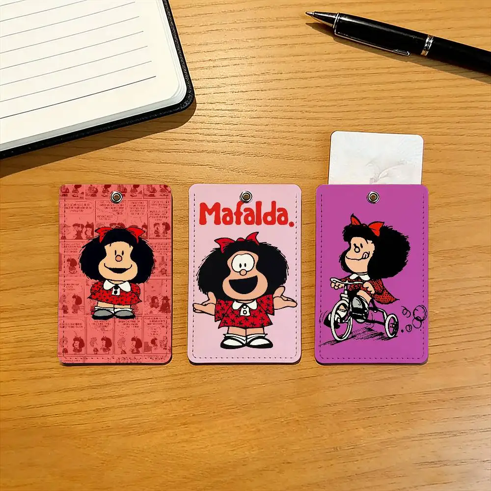 Cute M-Mafalda PU Card Holder With Keychain For Bank card,Subway, Bus Card ,Access Card Protective Case
Cute M-Mafalda PU Card Holder With Keychain For Bank card,Subway, Bus Card ,Access Card Protective Case