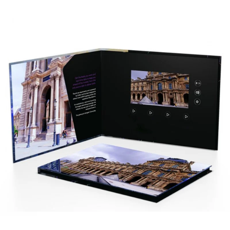 New Design LED video Greeting card 2.4 Inch LCD Screen Brochure A4/A5 Size Business With 256MB Memory
New Design LED video Greeting card 2.4 Inch LCD Screen Brochure A4/A5 Size Business With 256MB Memory