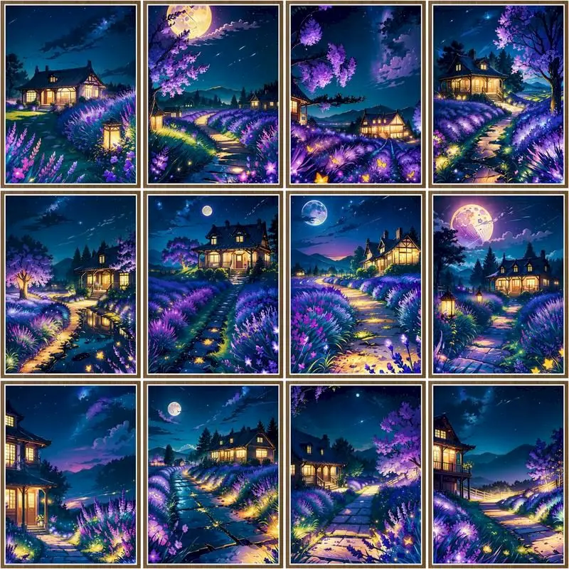 CHENISTORY Coloring By Numbers Night Landscape Drawing On Canvas Acrylic Handpainted Picture By Numbers Home Decoration
CHENISTORY Coloring By Numbers Night Landscape Drawing On Canvas Acrylic Handpainted Picture By Numbers Home Decoration