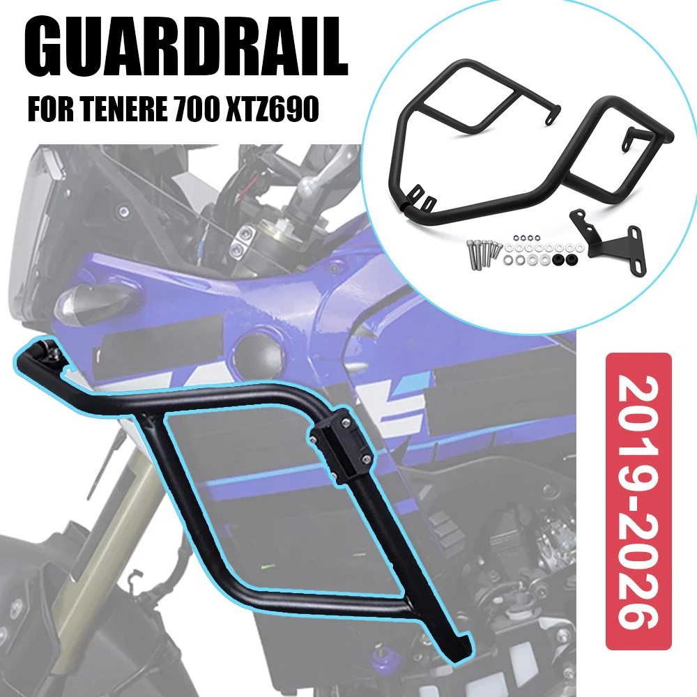 For Yamaha Tenere 700 XTZ690 Engine Guards Crash Bar Frame Protectors Bumpers Motorcycle Accessories 2019-2026
For Yamaha Tenere 700 XTZ690 Engine Guards Crash Bar Frame Protectors Bumpers Motorcycle Accessories 2019-2026