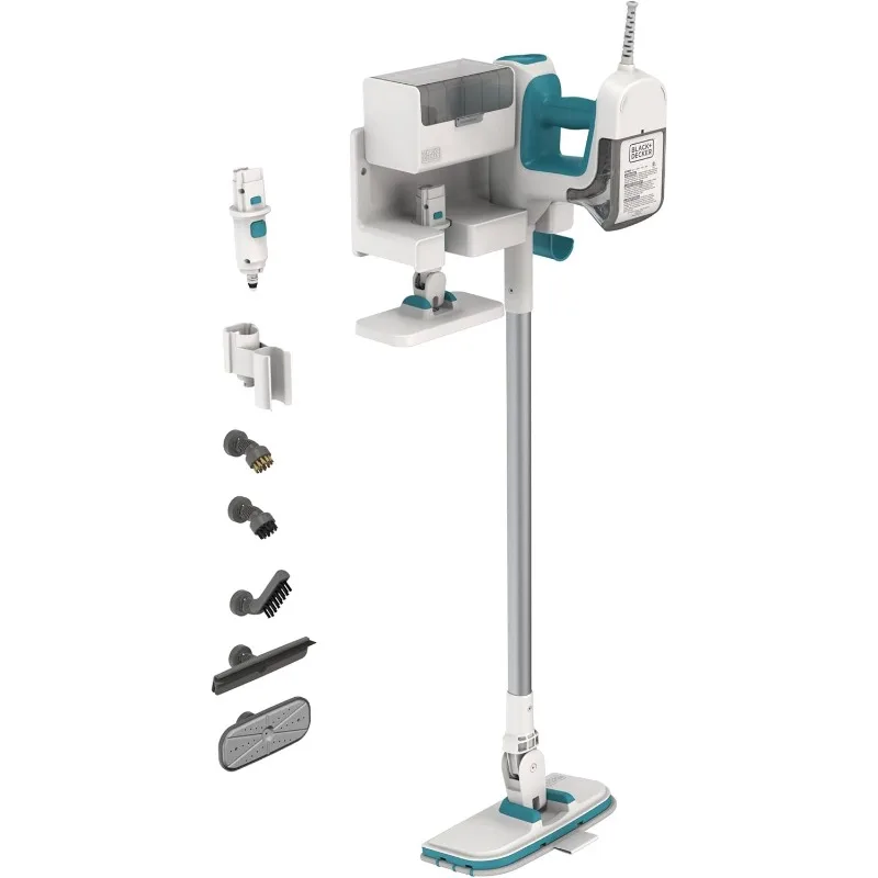 BLACK+DECKER Steamer, 7 Attachments for Multipurpose Cleaning, Includes Storage Wall Mount (BHSM15FX10)
BLACK+DECKER Steamer, 7 Attachments for Multipurpose Cleaning, Includes Storage Wall Mount (BHSM15FX10)