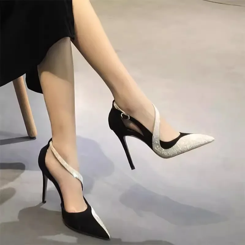 Rhinestone Splice Туфли Женские Mixed Colors Heeled Sandals Pointed Toe Shoes For Woman Metal Buckle Zapatos Mujer2024 Tendencia
Rhinestone Splice Туфли Женские Mixed Colors Heeled Sandals Pointed Toe Shoes For Woman Metal Buckle Zapatos Mujer2024 Tendencia