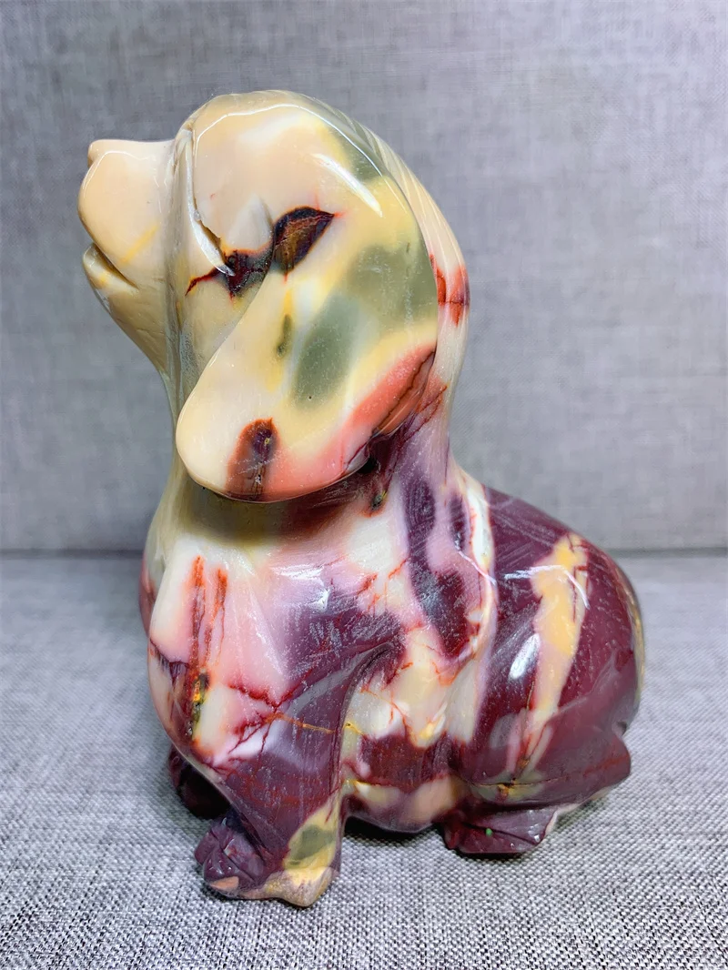 Natural Mookaite Dog Carving Tumble Slab Crystal Mineral Madagascar Healing Sphere Tower Palm Workmanship Ornament Carving Chip
Natural Mookaite Dog Carving Tumble Slab Crystal Mineral Madagascar Healing Sphere Tower Palm Workmanship Ornament Carving Chip