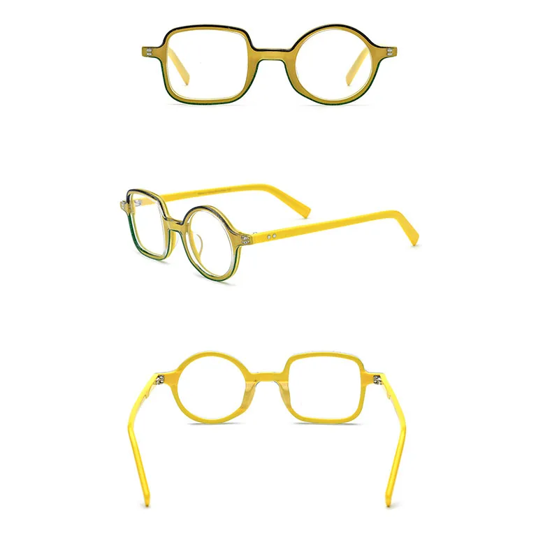 Belight Optical Combo Color Colorful Square with Round Shape Acetate Women Vintage Spectacle Frame Prescription Lens 19313
Belight Optical Combo Color Colorful Square with Round Shape Acetate Women Vintage Spectacle Frame Prescription Lens 19313